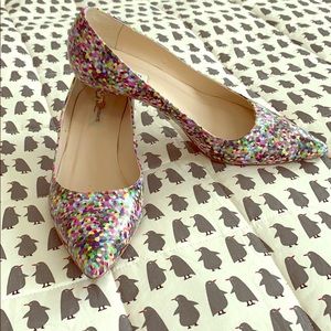 LK Bennett Confetti kitten heels